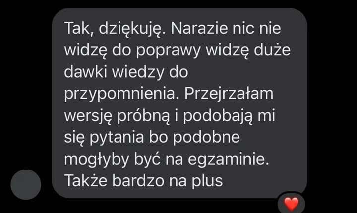 Opinia użytkowniczki platformy